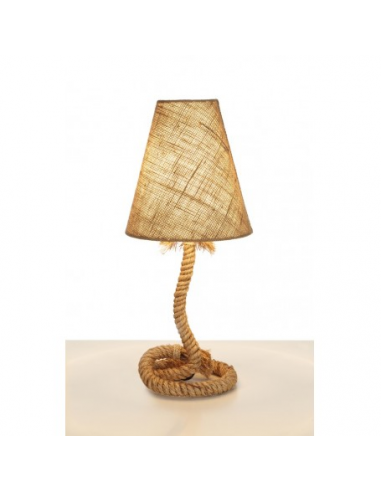 Decorative Rope Lamp, Jute Rope Table Lamp